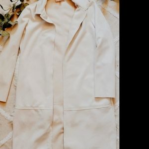 Philosophy Suede Womens Long Jacket